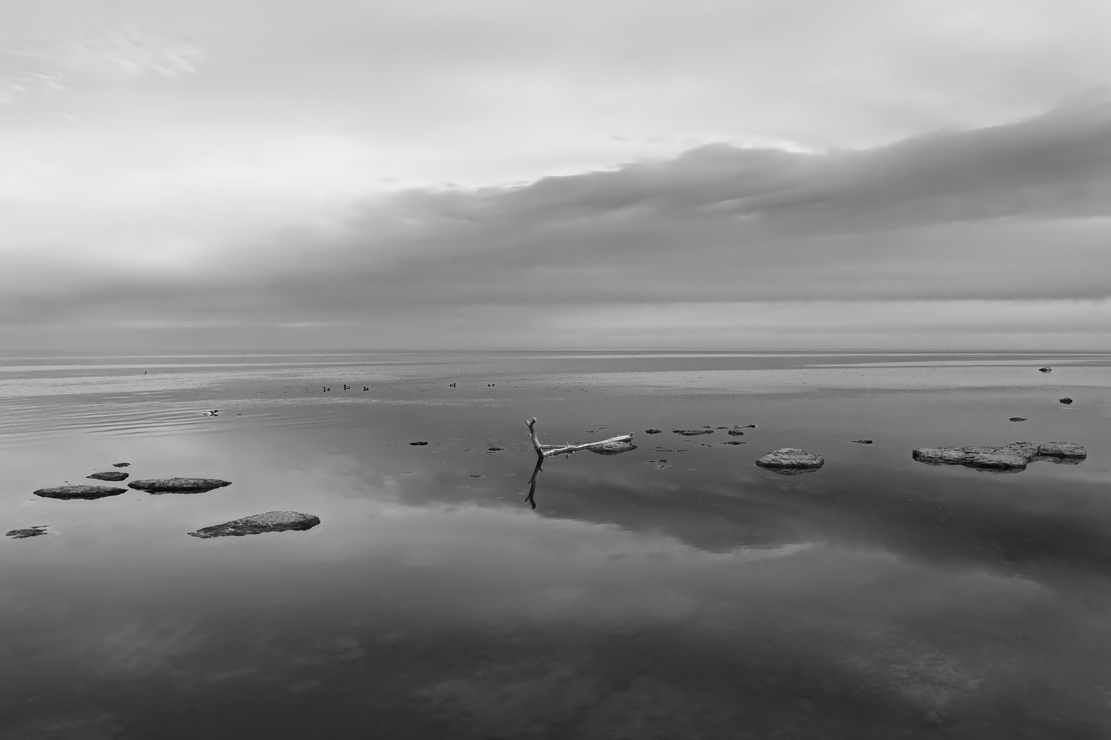 ruhiges Ostsee-Spiegelbild