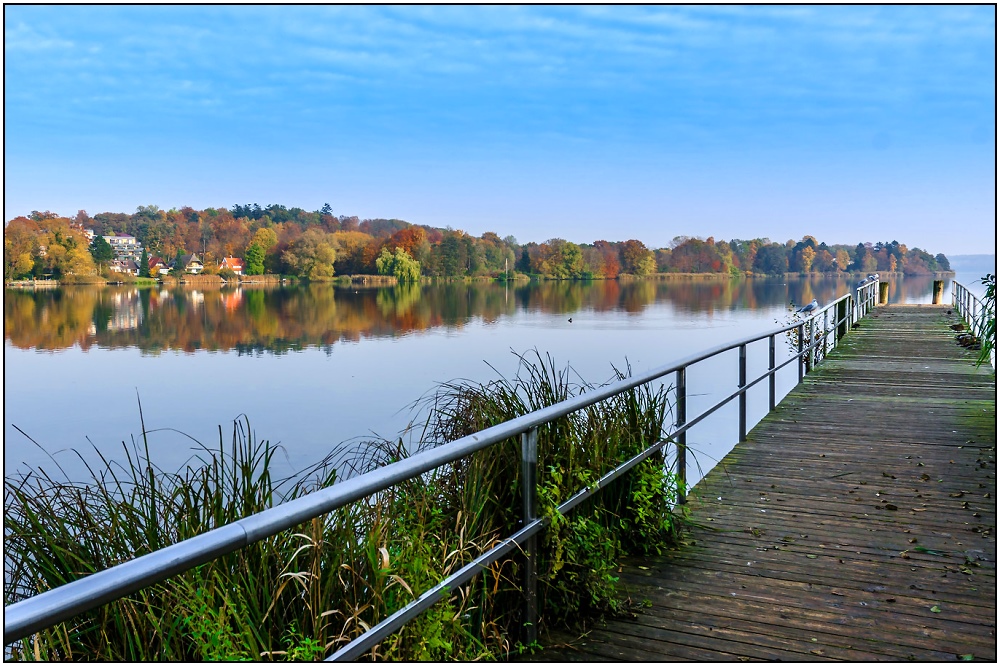 ruhiges Wasser, der Kellersee