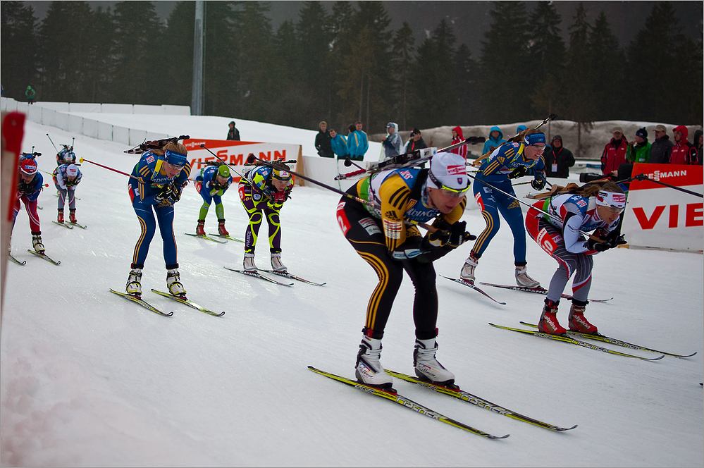 Ruhpolding - Massenstart Damen