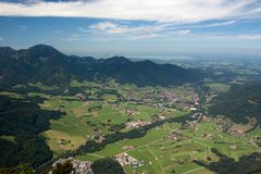 Ruhpolding vom Rauschberg aus