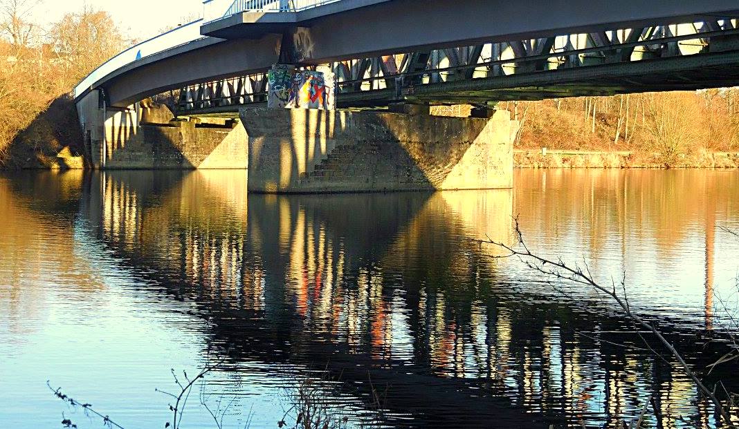 Ruhr - Alte Eisbenbrücke Essen