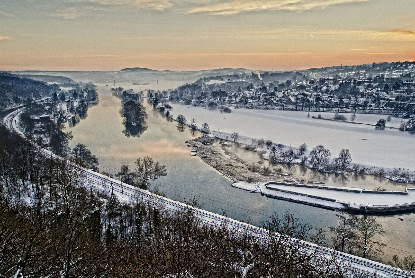 Ruhr im Winter