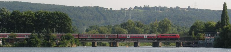 Ruhr-Überquerung bei Wetter