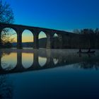 Ruhr-Viadukt im Morgenlicht.