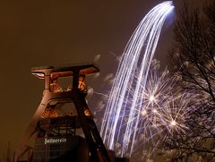 ruhr2010 Eröffnungsfeuerwerk Zollverein