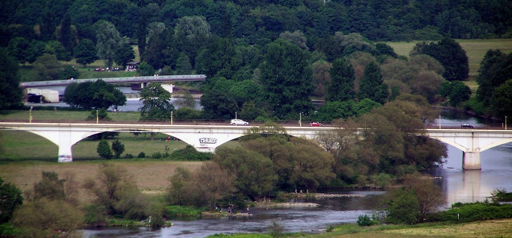 Ruhraufwärts, bis zum Stausee.