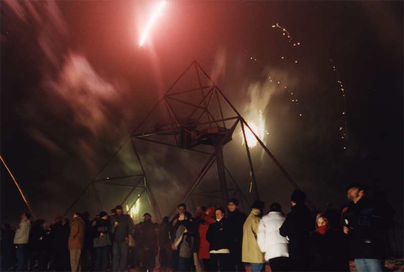 Ruhrgebiet bei Nacht -Sylvester-