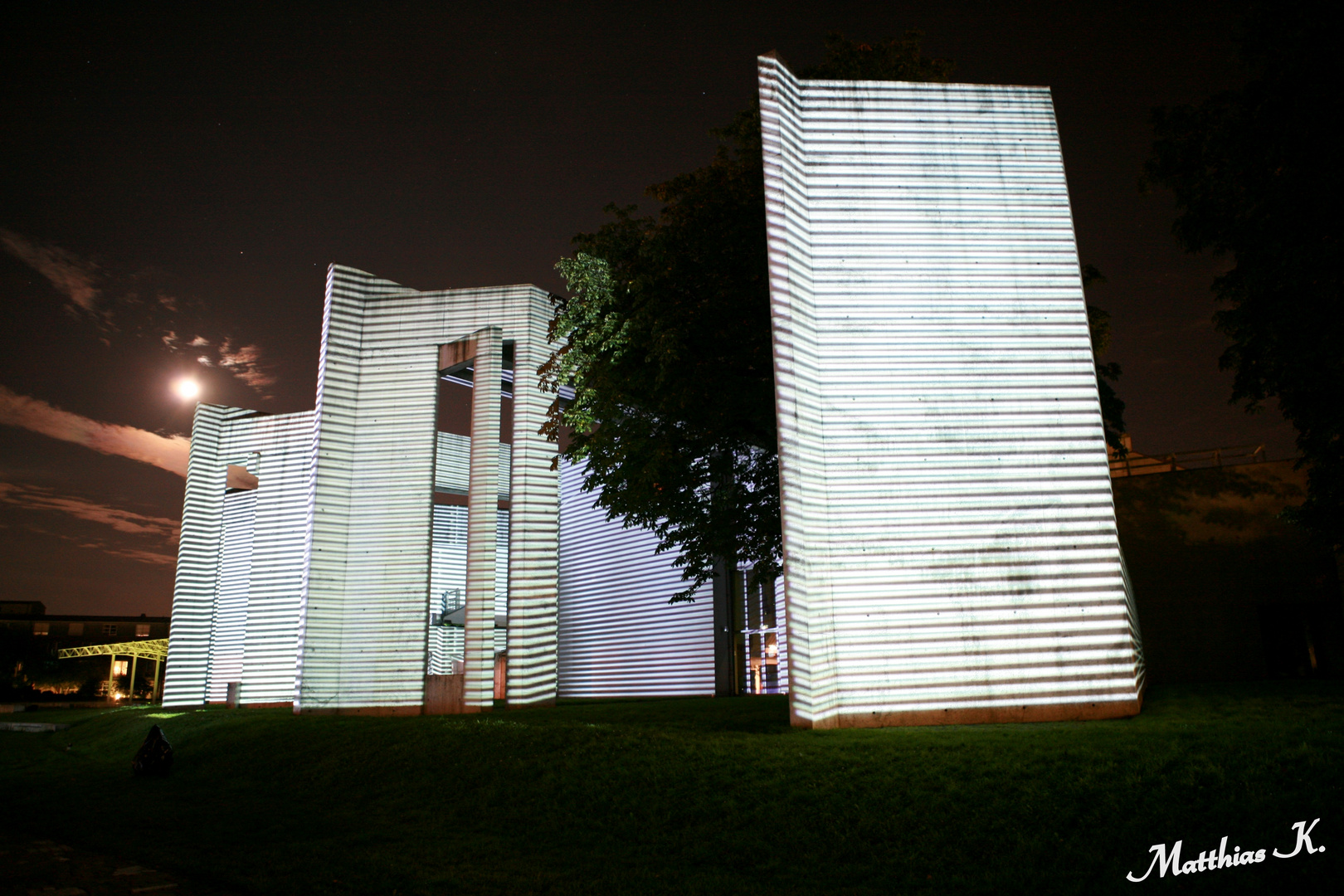 Ruhrlights-Twilight Zone-Lichtinstallation