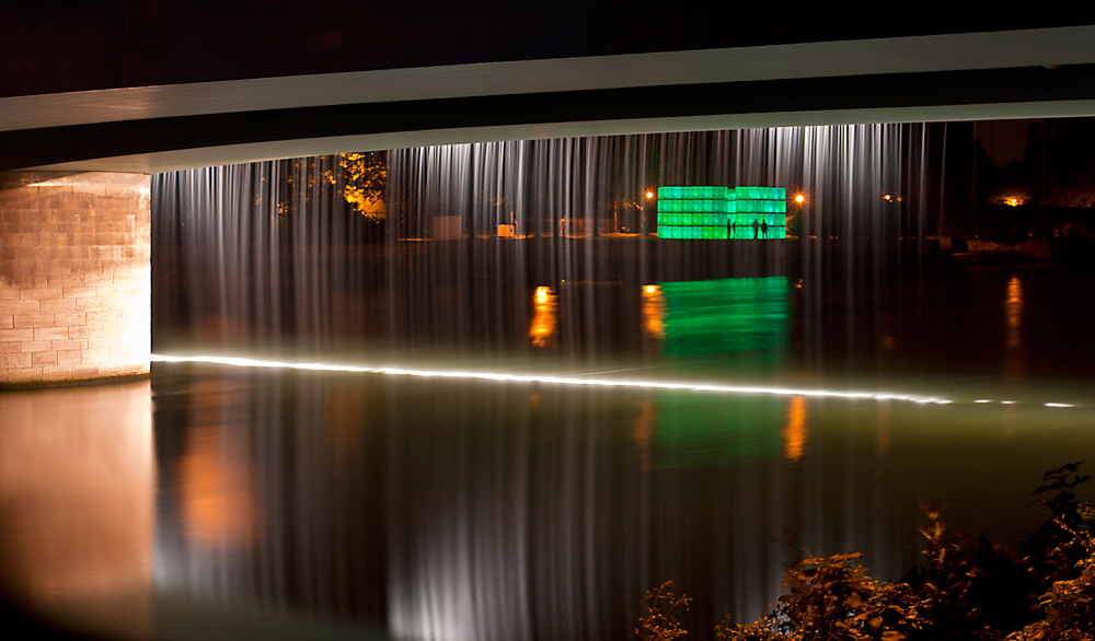 Ruhrlights Wasservorhang