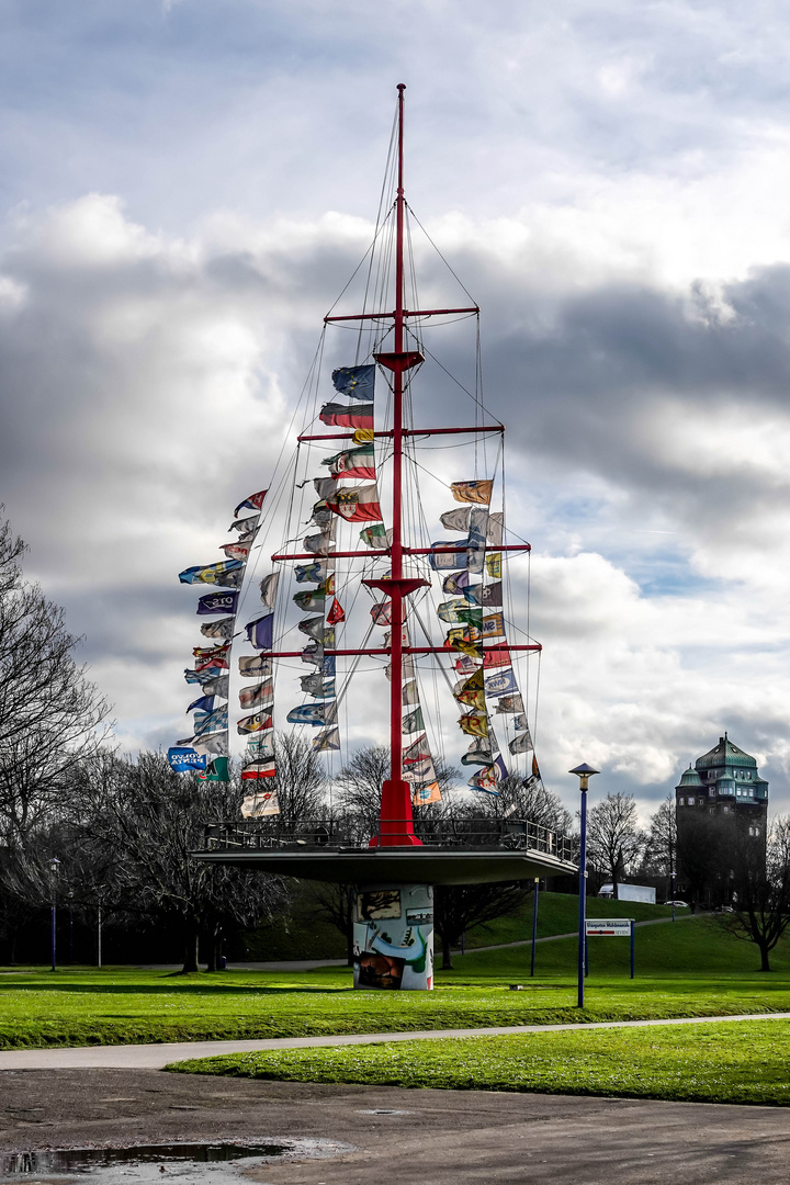 Ruhrorter Flaggenmast (1)