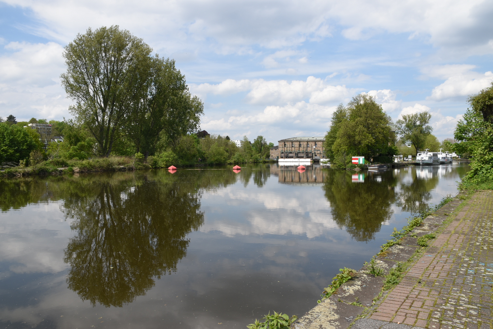 Ruhrspiegelung in Mülheim 