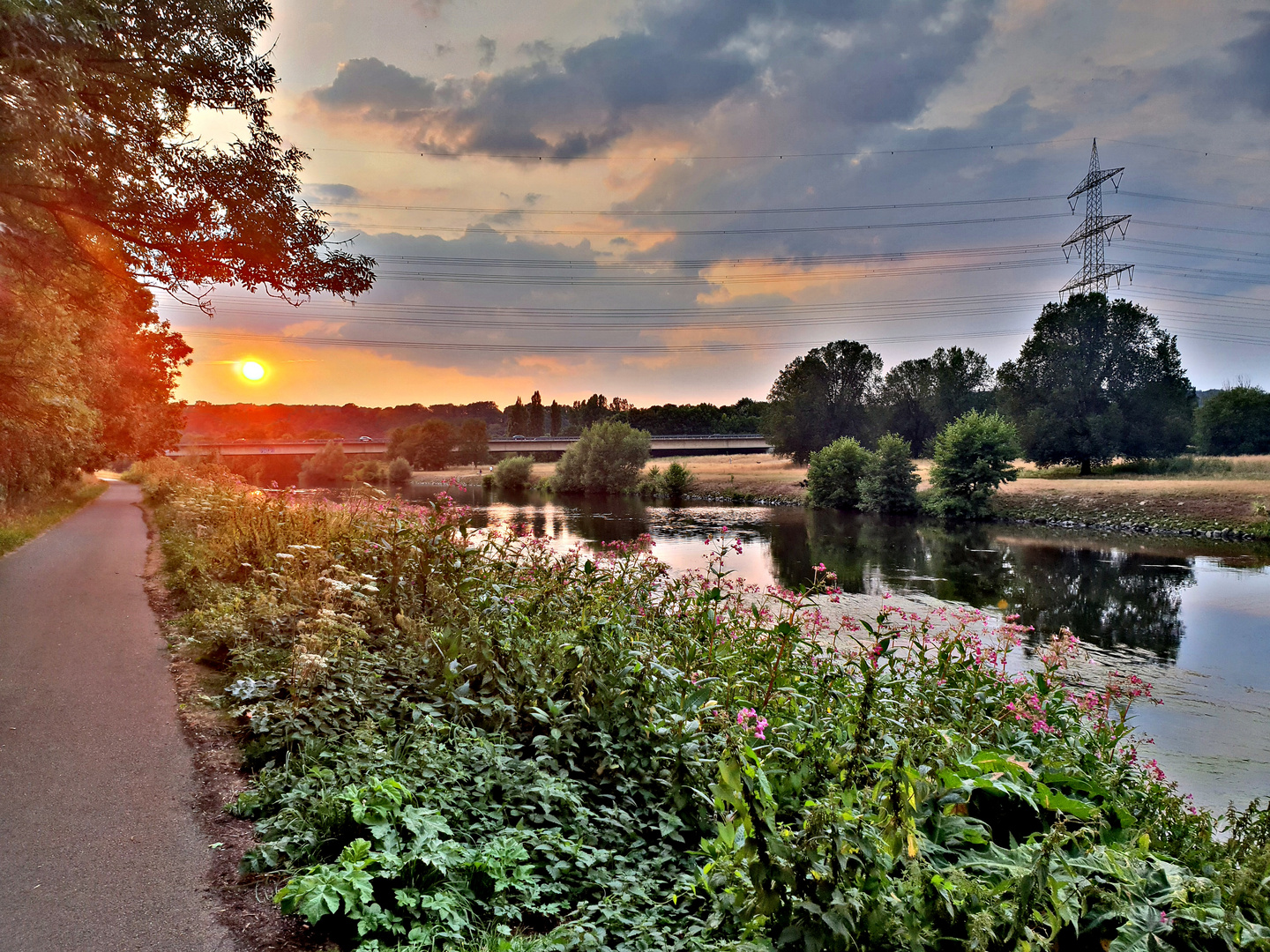 Ruhrtal im Abendlicht