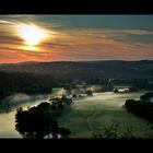 Ruhrtal mit Morgennebel