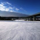 Ruhrtalbrücke im Winter