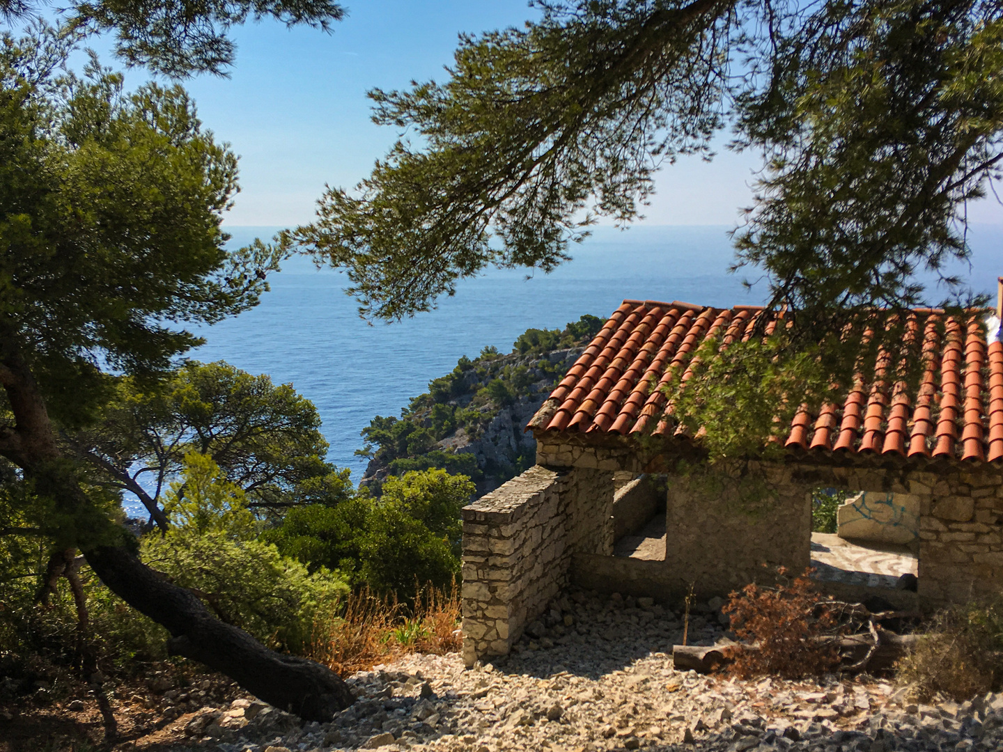 Ruine am Meer