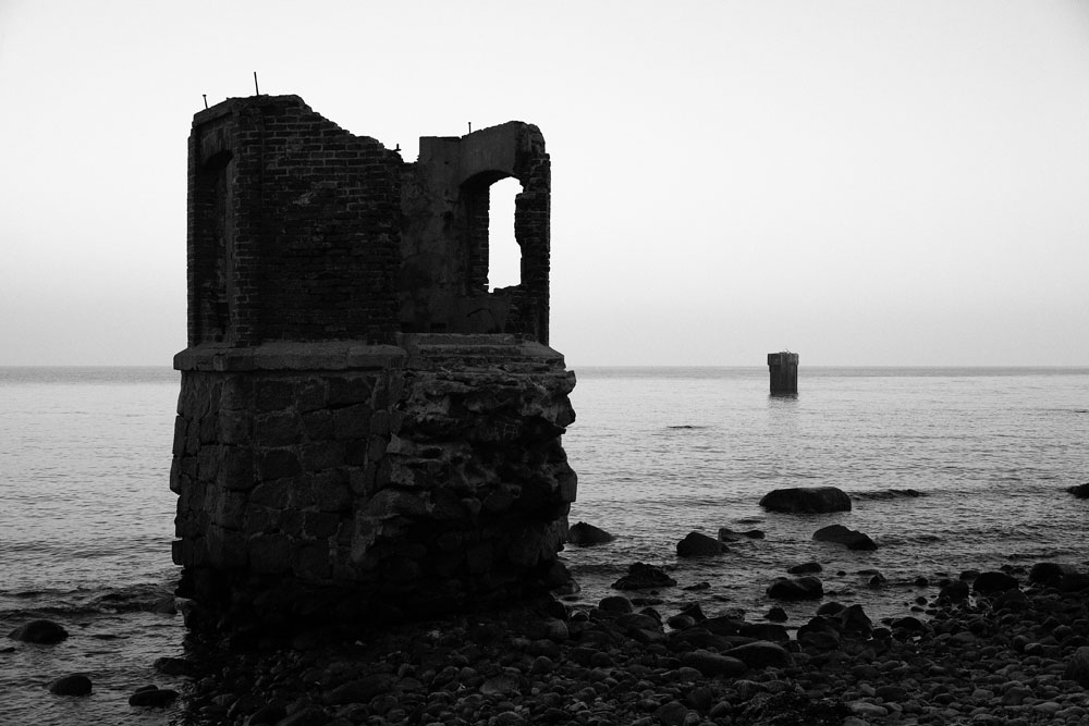 Ruine am Meer