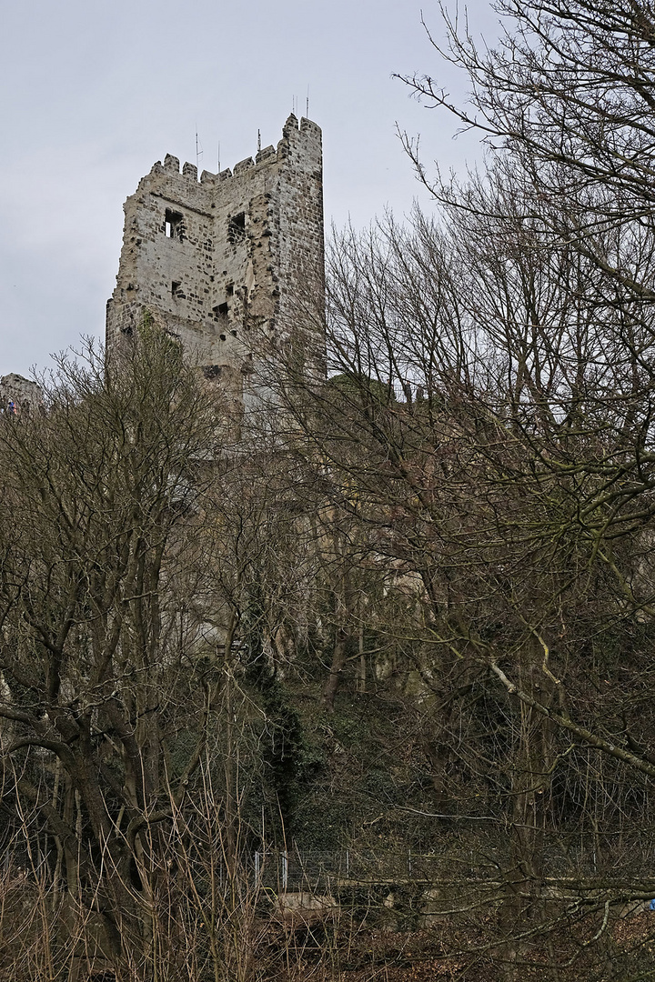 Ruine auf dem Drachenfels oberhalb von Königswinter