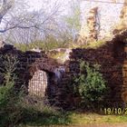Ruine auf dem Petersberg nördlich von Halle/Saale