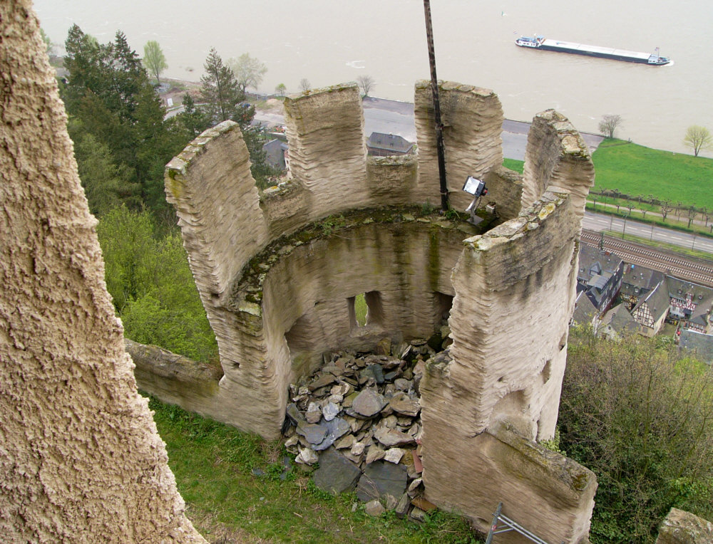 Ruine auf der Marksburg/ Rhein