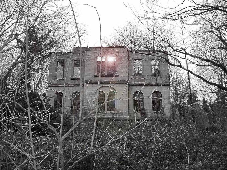 Ruine aus Sandstein