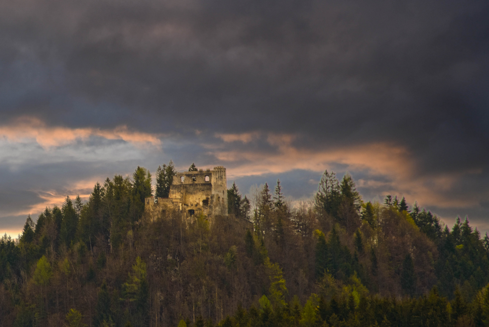 Ruine bei Langenwang, Steiermark, Ö