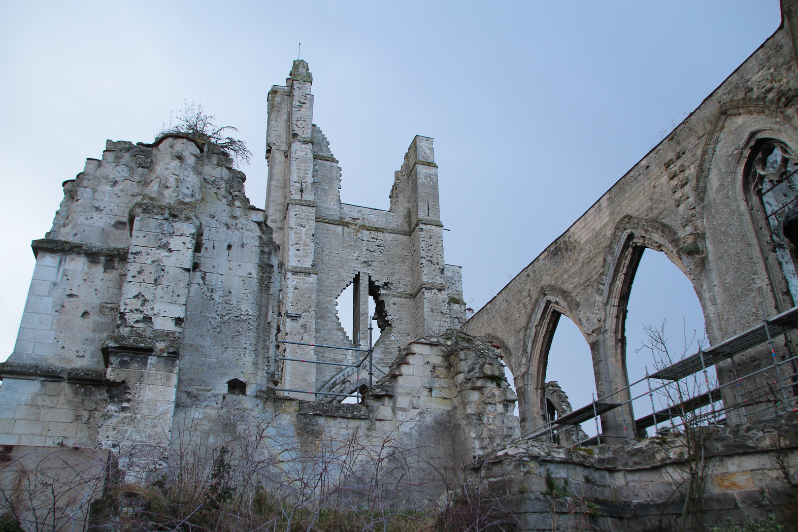 Ruine de l'église d'Ablain Saint Nazaire (pas de calais)