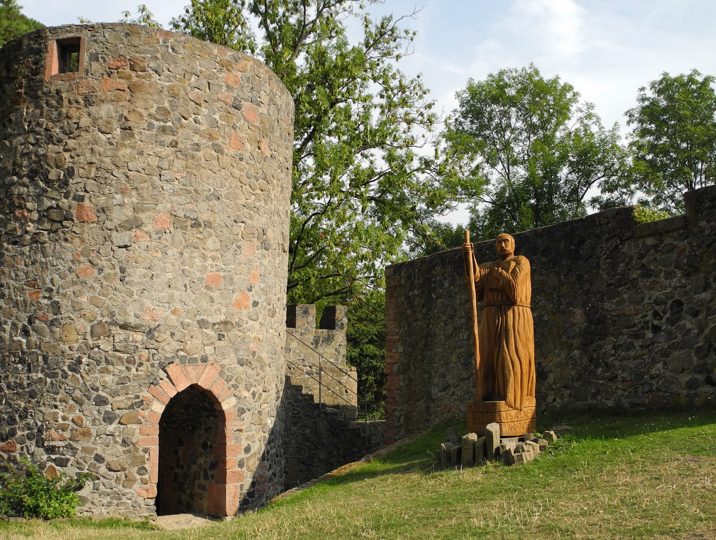 Ruine der Amöneburg in Hessen