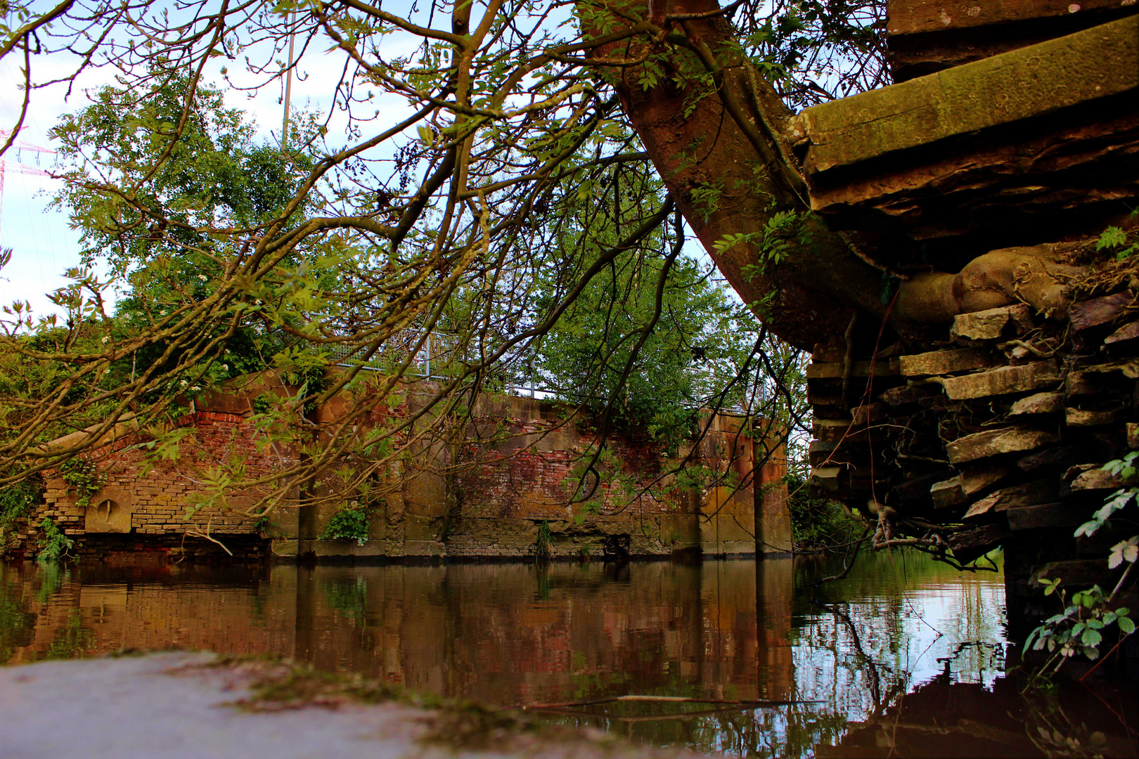 Ruine der Franziusschleuse in Papenburg