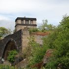 Ruine der Hindenburgbrücke in Rüdesheim