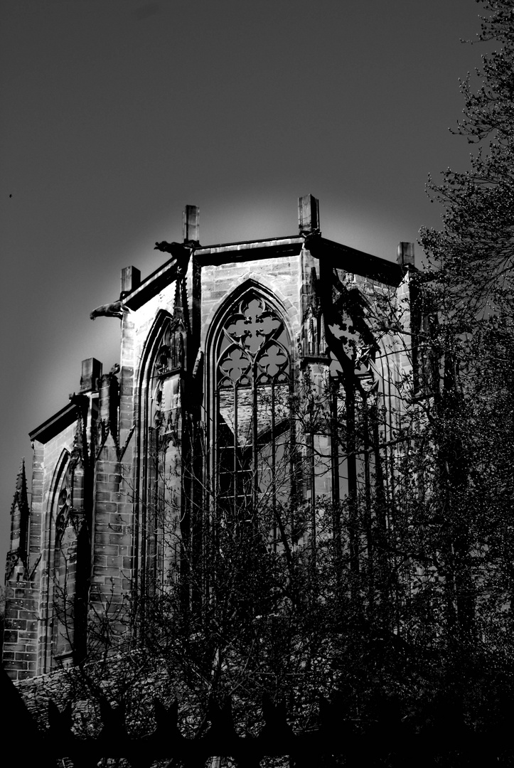 Ruine der Kirche in Bacherach