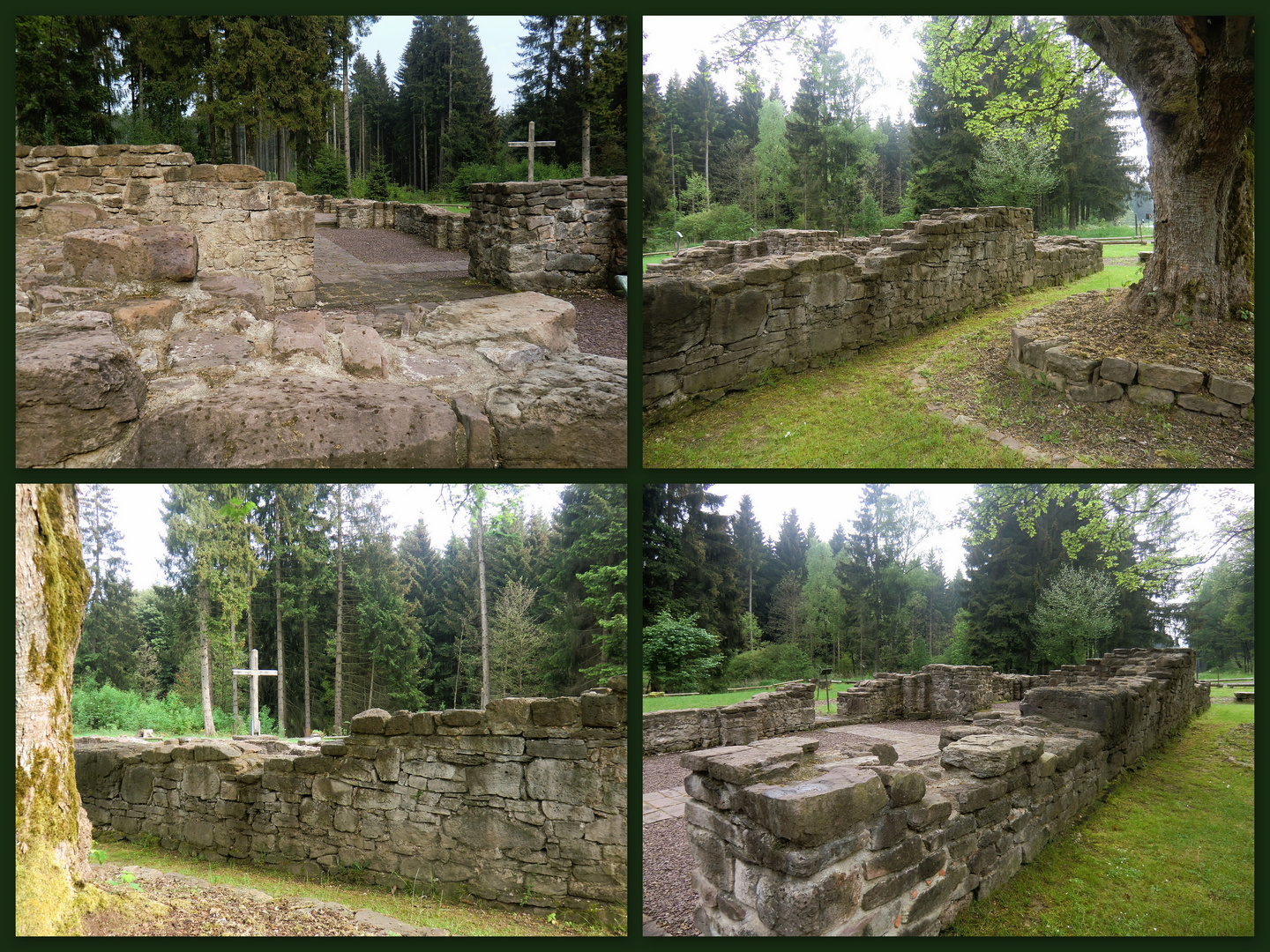 Ruine der Kirche von Winnefeld/Solling