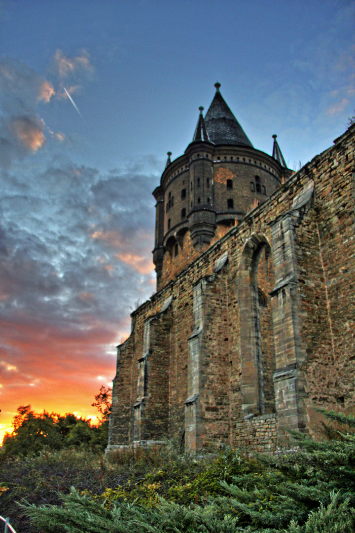 Ruine der Sixtikirche in Merseburg zwischen Halle und Leipzig