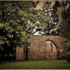 Ruine der St. Johanniskirche in Walluf am Rhein