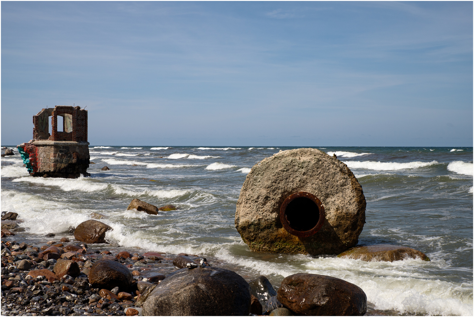 Ruine des alten Pegelturms