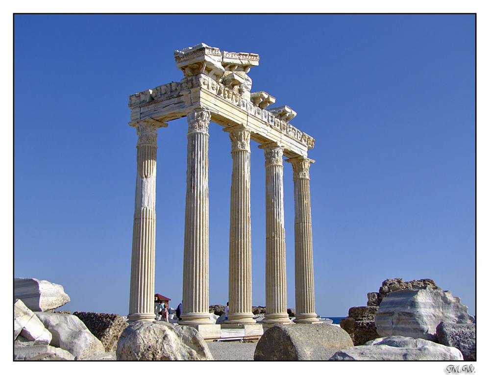 Ruine des Apollon-Tempels in Side