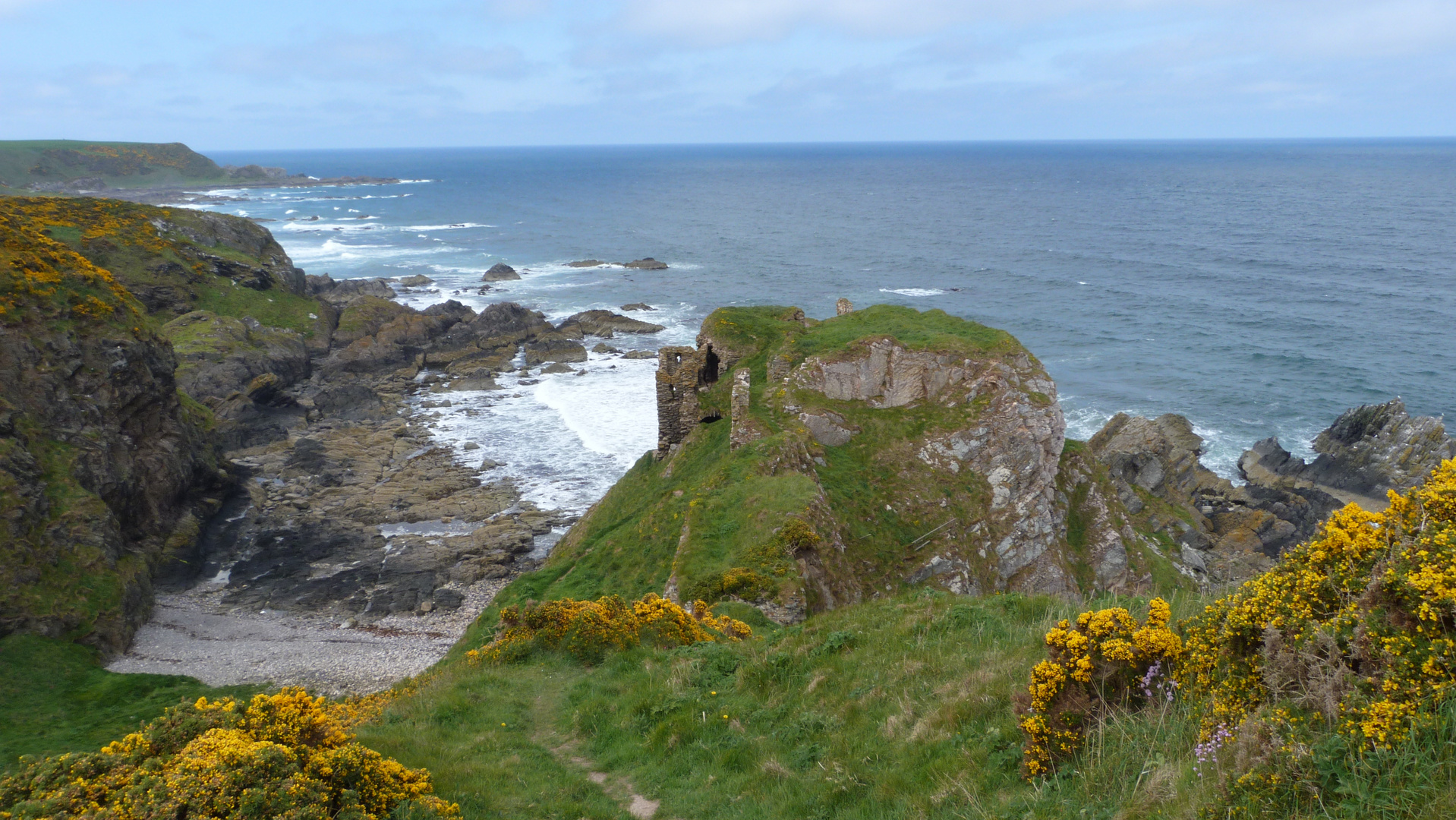 Ruine des Findlater Castles, Schottland