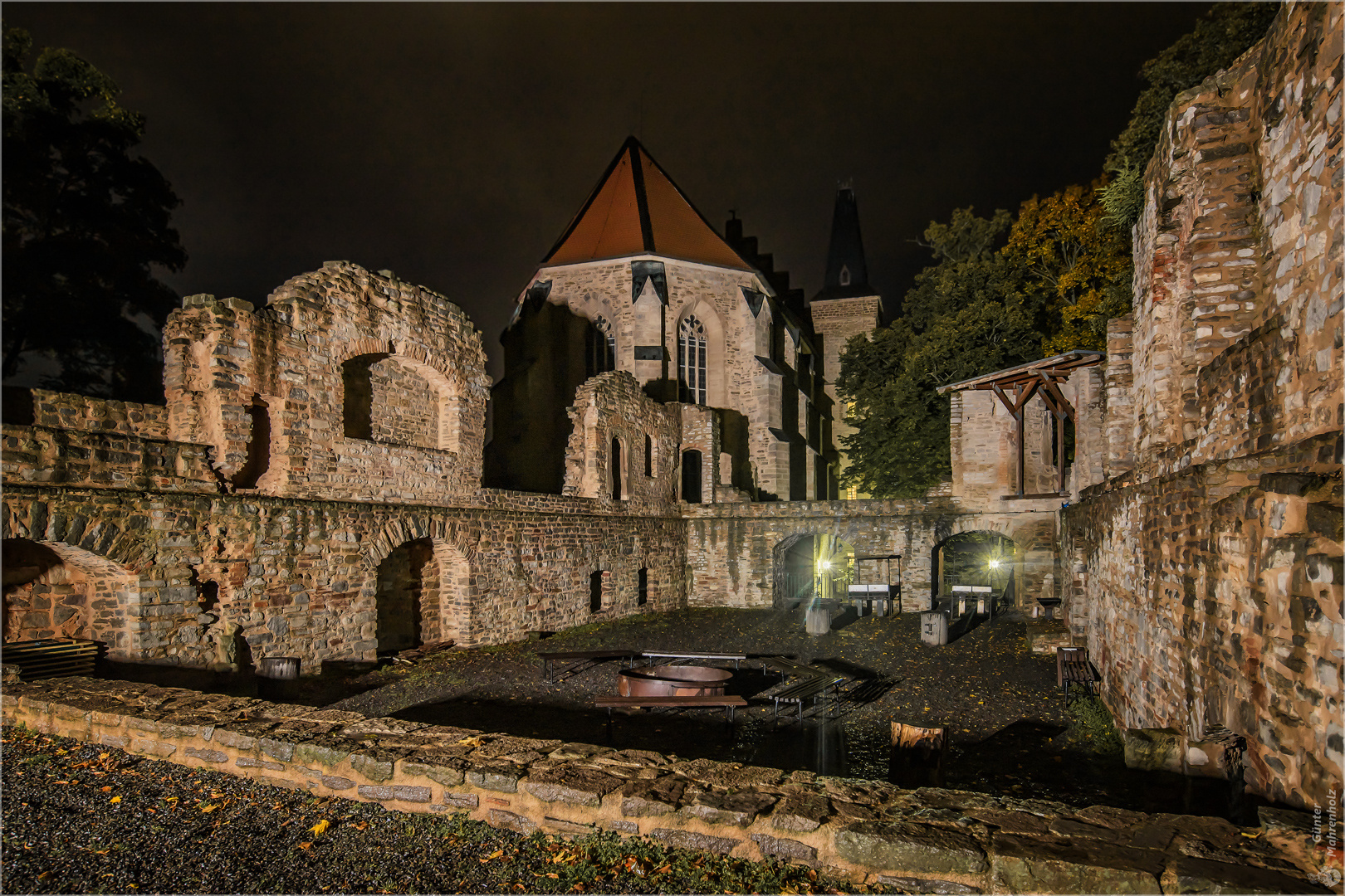 Ruine des Goldenen Saales von Schloss Mittelort