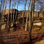 Ruine des Roten Schlosses auf dem Großen Waldstein