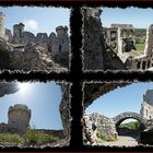 Ruine des Schlosses Ogrodzieniec (Polen). Ecken für kleine Detailaufnahmen ;-))