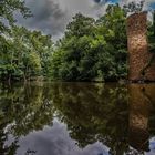 Ruine des Wasserschlosses Mechelgrün/Vogtland