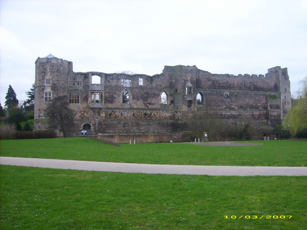 Ruine d'un château en Angleterre