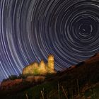 Ruine Ehrenfels bei Langzeitbelichtung über 4 Stunden