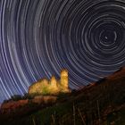 Ruine Ehrenfels bei über 4-stündiger Belichtung