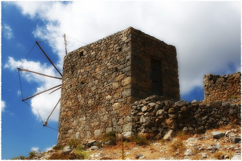 Ruine einer Windmühle