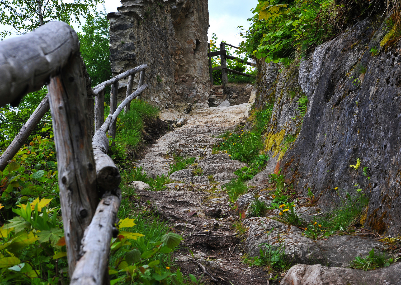 Ruine Eppenstein Aufstieg