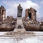 Ruine Frauenkirche Dresden 1985