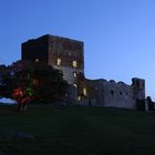 Ruine Hammershus beleuchtet