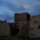 Ruine Hammershus in der Dämmerung