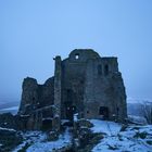 Ruine Homburg zur blauen Stunde