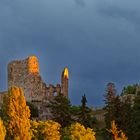 Ruine im Abendrot